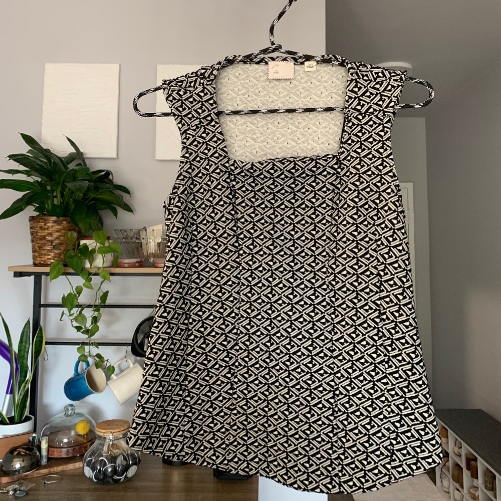 Anthropologie Black and White Shirt